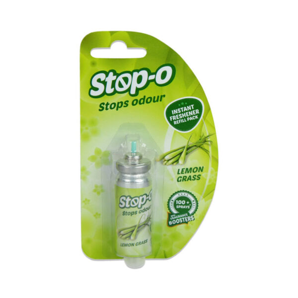 Stop-O(Stops Odour) Lemon Grass Air Freshener Refill Pack