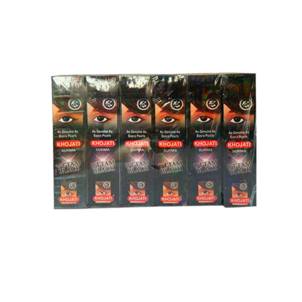 Khojati Uttam Black Surma(6 Pieces)